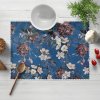 Biante Teflónové prestieranie TF-061 Kvety na modrom 30x40 cm