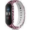 Náhradný remienok na Xiaomi Mi Band 5/6 RhinoTech ružový leopardí vzor