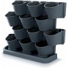 Prosperplast Kvetináč Garden Floor Vertical 685x190x546 mm, vertikálny, kaskádový, antracit