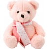 Plyšový medvedík Ružový so šálkou 35 cm