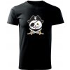 Mačací pirát - Klasické pánske tričko - XL ( Čierna )