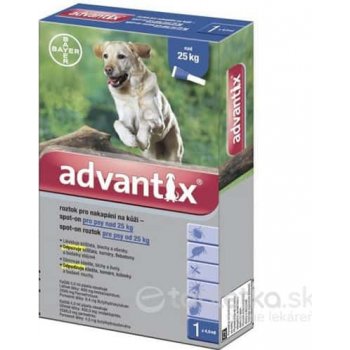 Advantix spot-on pre psov nad 25-40 kg 1 x 4 ml