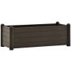 STEFANPLAST Kvetináč, vyvýšený záhon ITALIA 100x43x35cm moka