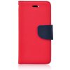 Púzdro Fancy Book Huawei P Smart - červené