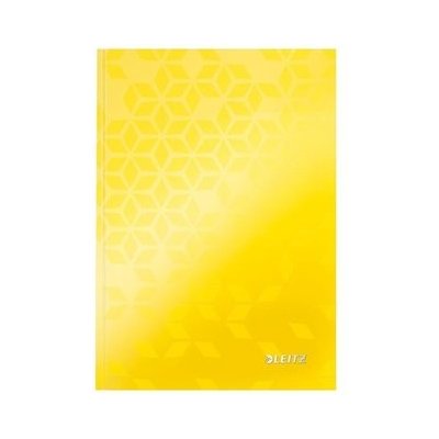 Leitz Wow záznamová kniha A5 linajková žltá 80 listov