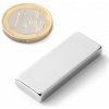 SOLLAU Neodymový magnet hranol 40x15x5 mm, N42, ponikelovaný