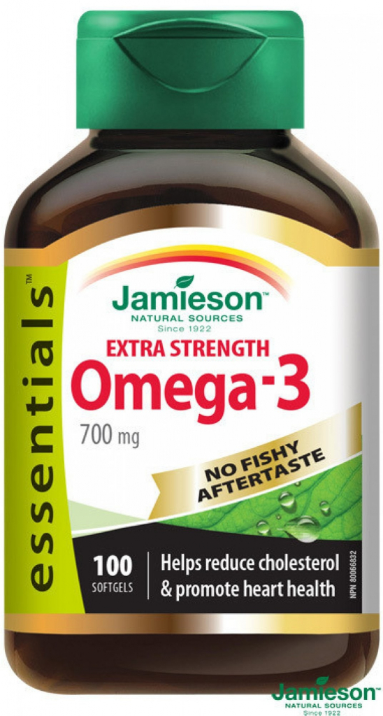 Jamieson Omega-3 Extra Strength 700 mg 100 kapsúl od 17,05 € - Heureka.sk