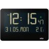 Braun BC 14 schwarz Quarz Wanduhr digital