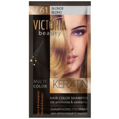 Victoria Beauty Keratin Therapy Tónovací šampon na vlasy V 61 Blonde
