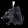 Silver.ag Prívesok strieborný hematit, vlk P1132
