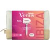GILLETTE VENUS Comfortglide Festival dámska darčeková taška: holiaci strojček + 2 hlavice + toaletná taška