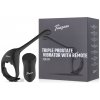 Teazers Triple Prostate Vibrator with Remote Black