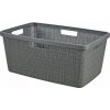 Kôš Curver® JUTE, 46L, sivý 39x59x26 cm, na bielizeň, prádlo