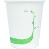 BIO Kompostovateľné poháre na teplé nápoje 200 ml - 50 ks