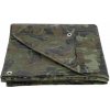 Tarpaulin plachta Khaki 3x5 m, 80 g/m, zakrývacia, oliva/kamufláž