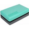 Yoga Block Duo kostka na jógu zelená-antracitová Varianta: 7,5 cm