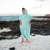 Surf Dream pončo teenager mátové z bambusového froté