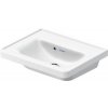 Duravit D-Neo umývadlo 50x40 cm obdĺžnik klasické umývadlo-umývadlo na nábytok biela 0742500060