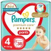 PAMPERS Pants Premium Care Maxi veľ. 4 (38 ks)