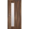Solodoor Interiérové dvere Zenit XXII presklené, 80 P, fólia orech
