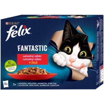 FELIX Fantastic DUO lahodný výber v želé 12 x 85 g