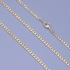 Pozlátený retiazka pancier 3mm 40 cm