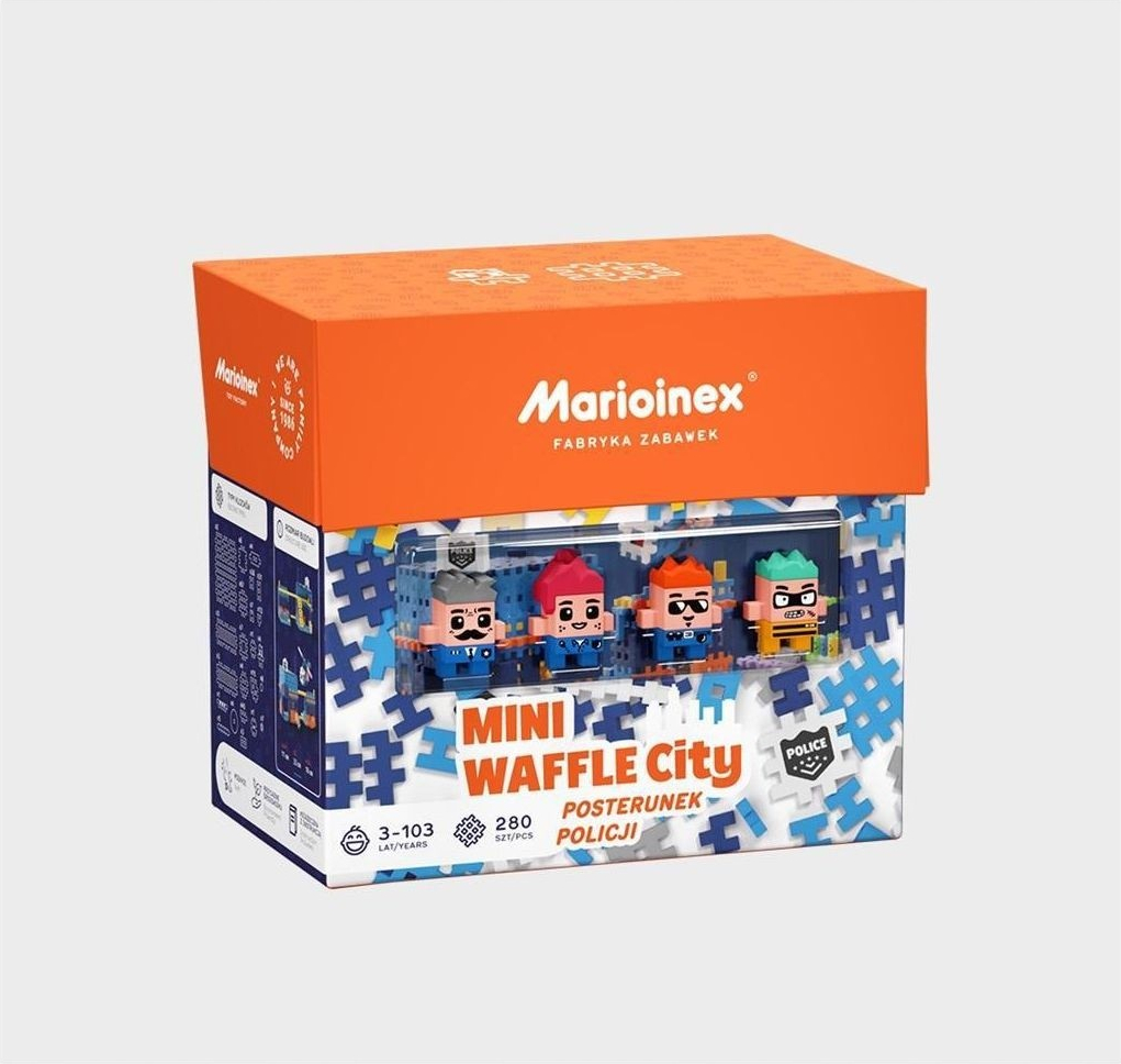 Marioinex MINI Waffle Policajná stanica 280 ks