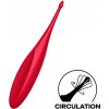 Vibrátor SATISFYER TWIRLING FUN červený