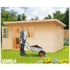 BPP Záhradná drevená chatka Izabela, 398x298 cm, 28 mm