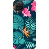 Picasee Fashion Case pre Samsung Galaxy A12 A125F - Pink Monstera