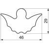 Vykrajovačka anjel 4,6 × 2,9 cm - Smolík