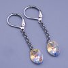 Retiazkové náušnice Swarovski Crystal AB