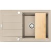 Granitový drez Pyramis Sparta Plus Lux 78x48 1B 1D Beige