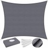 Tieniaca plachta do záhrady v sivej farbe 3x3 sivá 3 x 3 m