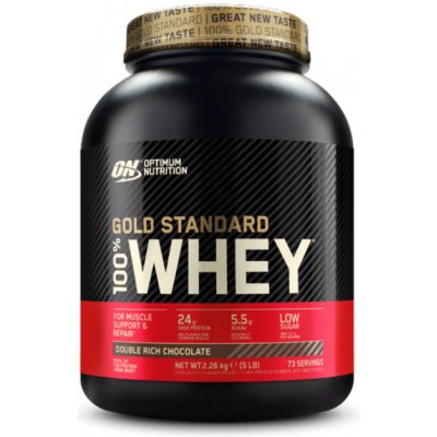 Proteín 100% Whey Gold Standard - Optimum Nutrition, príchuť lahodná jahoda, 4540g