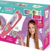Trblietavé diamanty do vlasov s aplikátorom plast 18x4cm s doplnkami