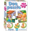 Dohány baby puzzle 2-obrázkové Duo Farma 638