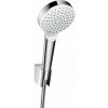 Hansgrohe Crometta - Sprchový set 100 1jet s hadicou 1600 mm, biela/chróm 26567400