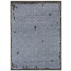 Diamond Carpets India , Ručne viazaný kusový koberec Diamond DC-M 5 Silver / natural, 365x457, modrá, šedá, chodba / predsieň