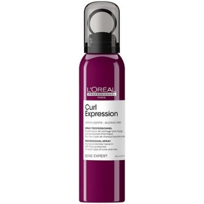 L'Oréal Professionnel Curl Expression Professional Spray sprej na urýchlenie schnutia kučeravých a vlnitých vlasov 150 ml