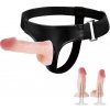 2 Dildo Strap-on Set Flesh set s pripínacími penismi