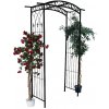 Pergola záhradná 105x46x215cm PROPER PRO9043 (Záhradná kovová pergola na popínavé rastliny 105x46x215cm PROPER)