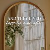 Artalo Nálepka na zrkadlo S14 – And they lived happily ever after 27x6,8 cm