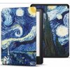 Armori Trimer T138, puzdro pre Amazon Kindle 6 (7. generácia) - magnetické zatváranie, AutoSleep, motív Gogh (Obal na čítačku Amazon Kindle 6 (7. generácia) - ARMORI TRIMER T138, motív Gogh, magnet +