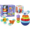 LEAN TOYS Súprava zmyslových hračiek - Koala veža