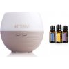 DoTERRA Petal diffuser + DoTERRA Trio esenciálnych olejov 3x5ml