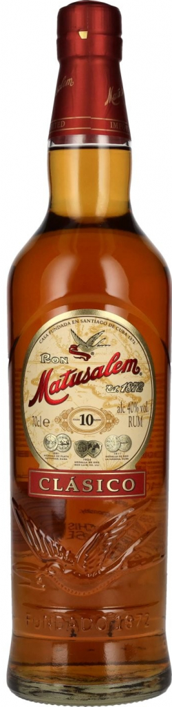 Matusalem Clasico 10y 40% 0,7 l (čistá fľaša)