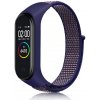 Xiaomi Nylónový náhradný náramok na suchý zips pre Mi Band 3/4/5/6/7 Farba: tmavo modrá