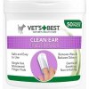 Vet's Best Clean Ear Finger Pads vlhčené obrúsky na čistenie uší 50 ks