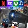 LED projektor Heelly Android Otočný 4K Mini čierny